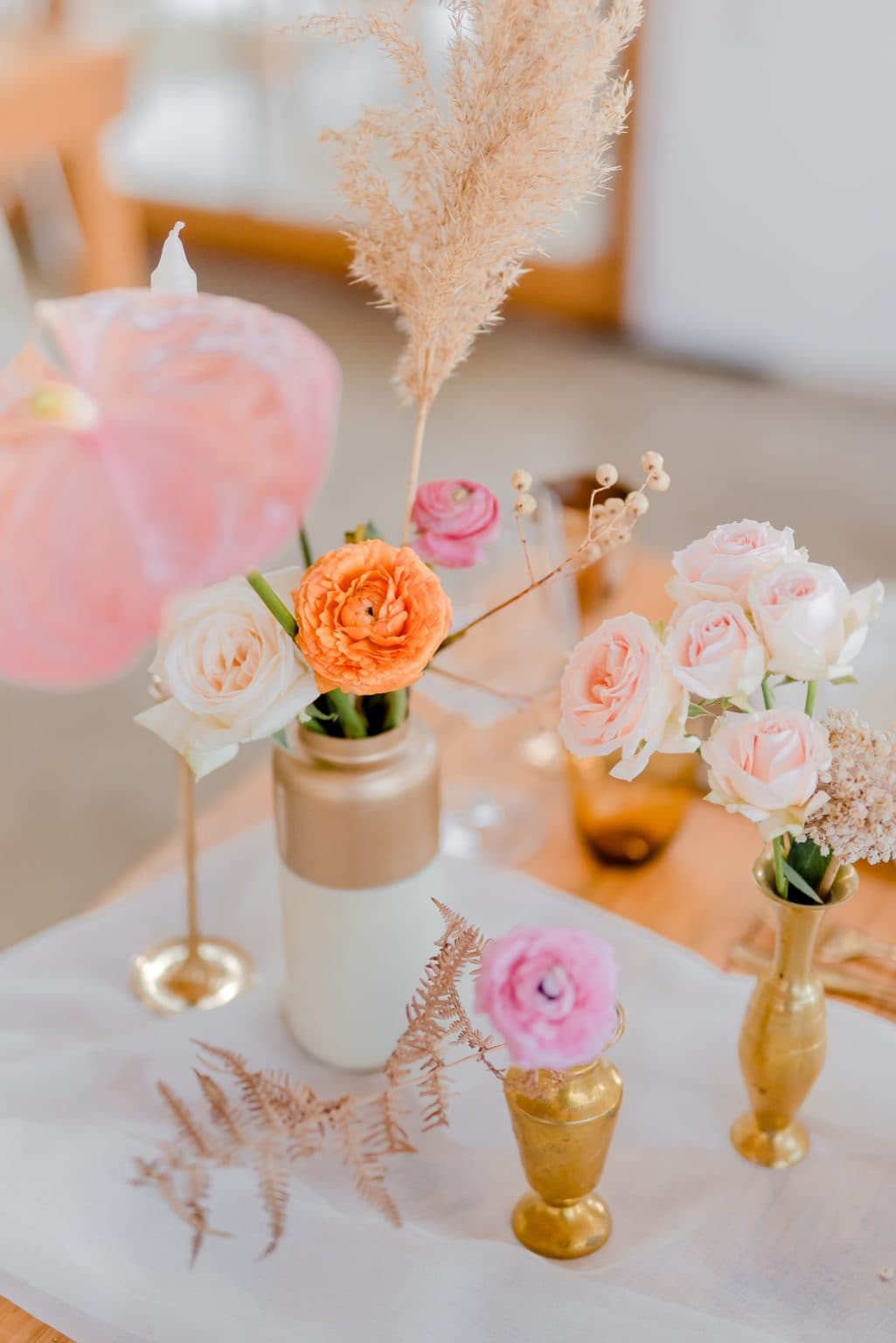 Pink tablescape detail - 3
