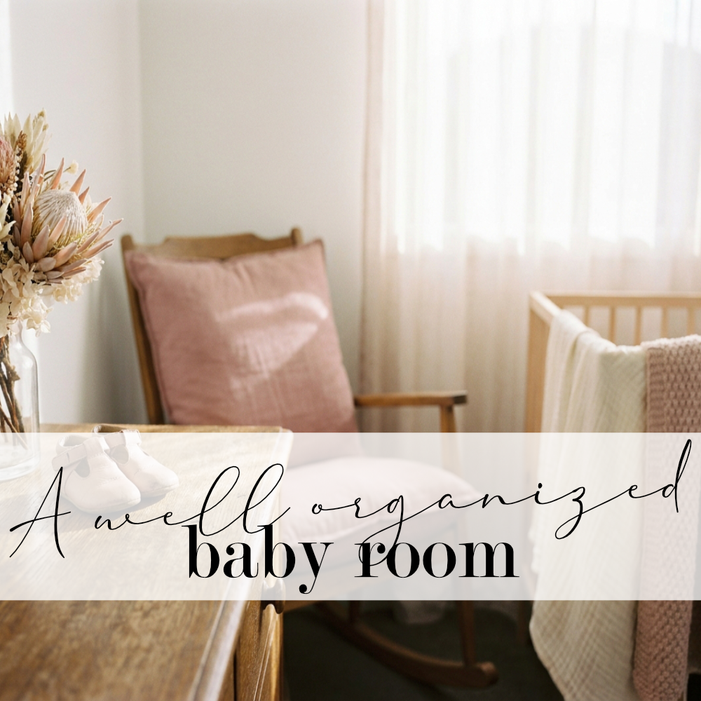 A well organised baby room