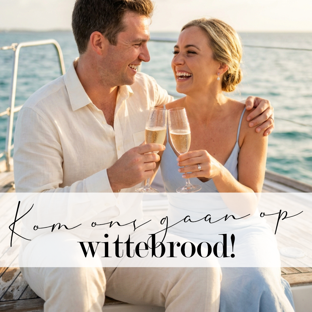Kom ons gaan op wittebrood
